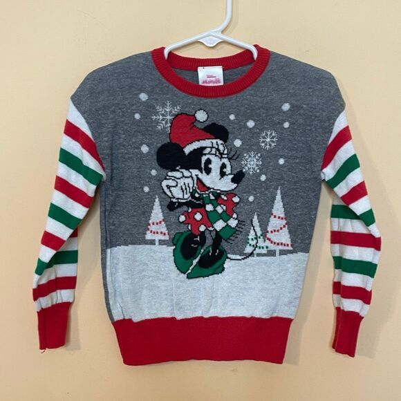Disney Other - Toddler girl Disney Minnie Mouse Christmas Sweater size 2T